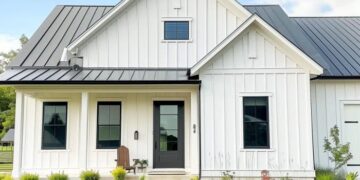 25+ White Board and Batten Exteriors That Prove Minimalism is the New ...